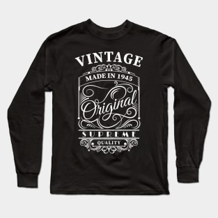 Vintage made in 1945 Long Sleeve T-Shirt